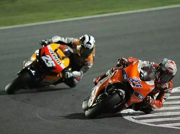 Casey Stoner, Dani Pedrosa Titel-Bild zur News: Casey Stoner, Dani Pedrosa