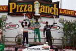 IndyCar-Podium in Iowa