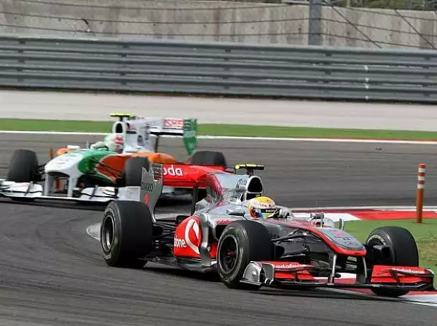 Lewis Hamilton, Vitantonio Liuzzi Titel-Bild zur News: Lewis Hamilton, Vitantonio Liuzzi