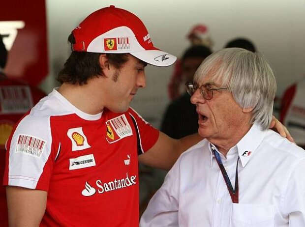 Bernie Ecclestone (Formel-1-Chef), Fernando Alonso Bernie Ecclestone (Formel-1-Chef), Fernando Alonso