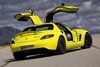 Unterwegs im Mercedes-Benz SLS AMG E-Cell: Saugeil