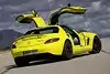 Bild zum Inhalt: Unterwegs im Mercedes-Benz SLS AMG E-Cell: Saugeil