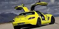 Bild zum Inhalt: Unterwegs im Mercedes-Benz SLS AMG E-Cell: Saugeil