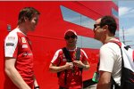 Renningenieur Rob Smedley und Felipe Massa (Ferrari) 
