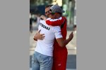 Michael Schumacher (Mercedes) und Stefano Domenicali (Teamchef) 