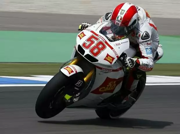 Marco Simoncelli Titel-Bild zur News: Marco Simoncelli