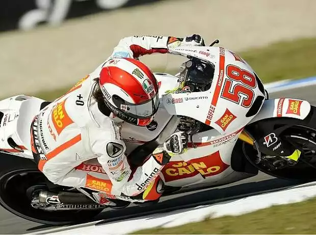 Marco Simoncelli Titel-Bild zur News: Marco Simoncelli