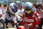 Rubens Barrichello (Williams) und Fernando Alonso (Ferrari) 