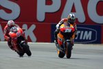 Daniel Pedrosa (Honda) und Casey Stoner (Ducati)