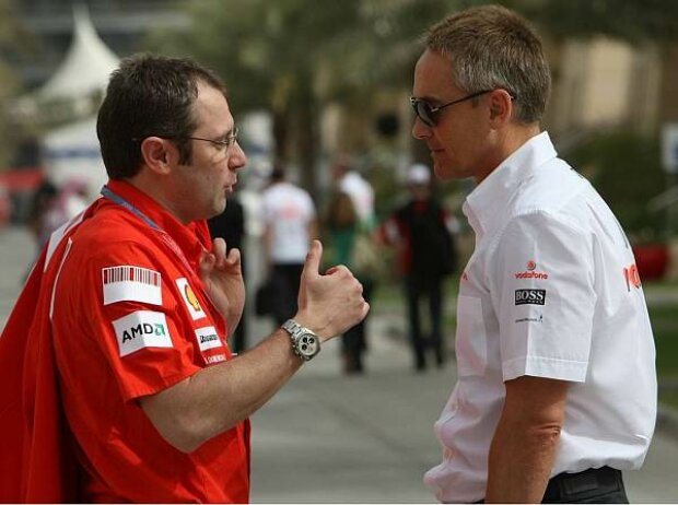 Stefano Domenicali und Martin Whitmarsh Stefano Domenicali und Martin Whitmarsh