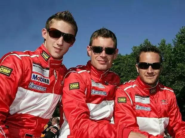 Titel-Bild zur News: Marco Holzer, Richard Westbrook, Timo Scheider