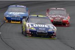 Jimmie Johnson (Hendrick), Tony Stewart (SHR) und Kurt Busch (Penske) 