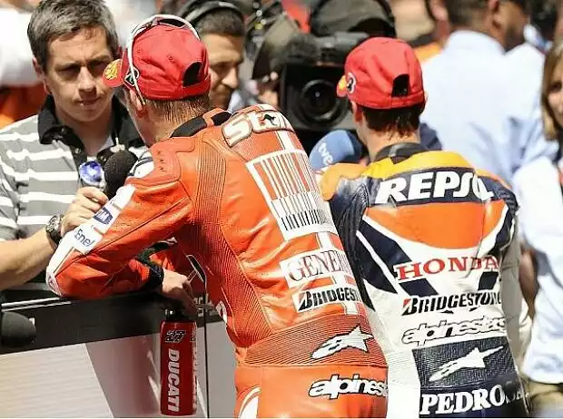 Casey Stoner, Daniel Pedrosa Titel-Bild zur News: Casey Stoner, Daniel Pedrosa
