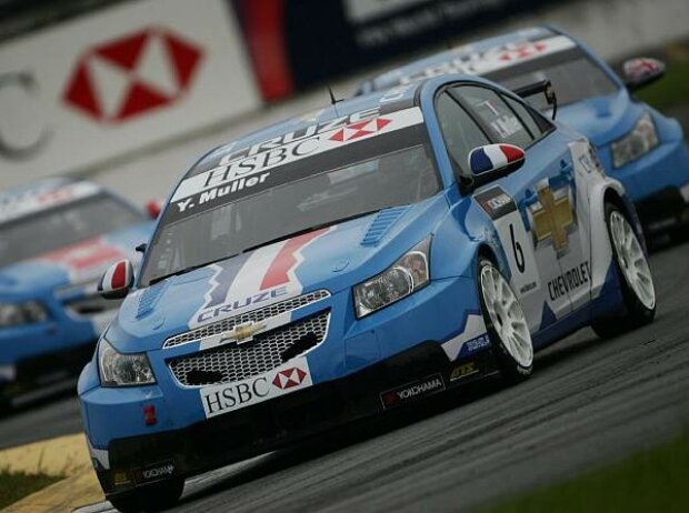 Yvan Muller, Alain Menu, Robert Huff Yvan Muller, Alain Menu, Robert Huff