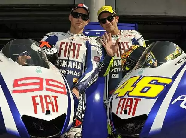 Titel-Bild zur News: Jorge Lorenzo, Valentino Rossi