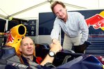 Adrian Newey (Technischer Direktor) und Christian Horner (Teamchef) 