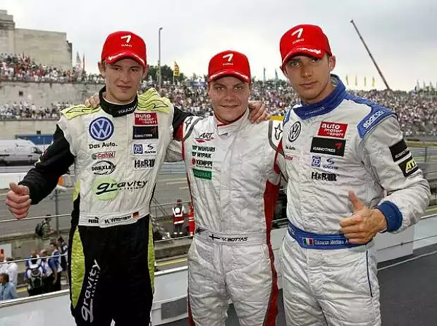 Edoardo Mortara, Marco Wittmann, Valtteri Bottas Titel-Bild zur News: Edoardo Mortara, Marco Wittmann, Valtteri Bottas