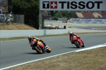 Daniel Pedrosa (Honda) und Casey Stoner (Ducati) 