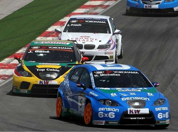 Andy Priaulx, Jordi Gené, Norbert Michelisz Andy Priaulx, Jordi Gené, Norbert Michelisz