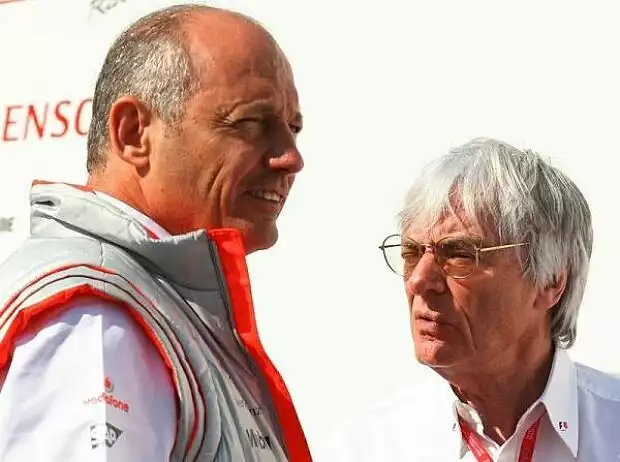 Bernie Ecclestone (Formel-1-Chef), Ron Dennis Titel-Bild zur News: Bernie Ecclestone (Formel-1-Chef), Ron Dennis