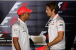 Lewis Hamilton und Jenson Button (McLaren) 