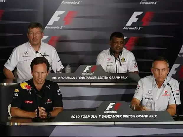 Titel-Bild zur News: Christian Horner (Teamchef), Martin Whitmarsh (Teamchef), Ross Brawn (Teamchef)