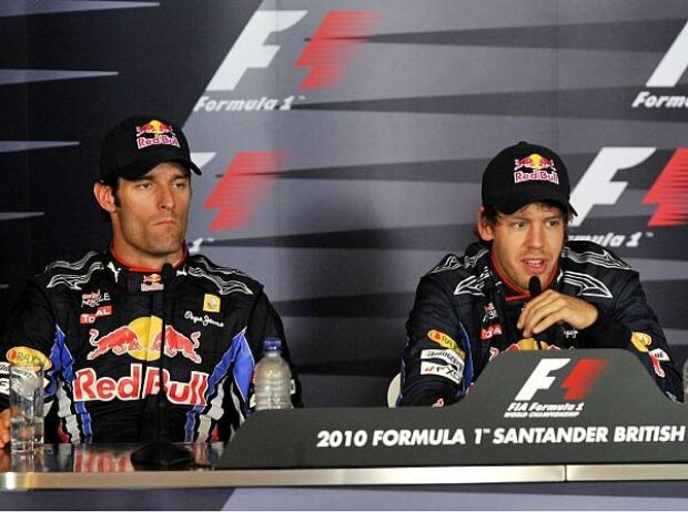 Mark Webber und Sebastian Vettel