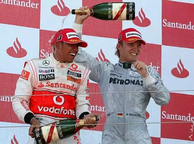 Lewis Hamilton, Nico Rosberg Titel-Bild zur News: Lewis Hamilton, Nico Rosberg