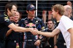 Mark Webber (Red Bull) Sebastian Vettel (Red Bull) 