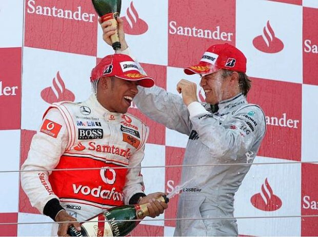 Lewis Hamilton und Nico Rosberg Lewis Hamilton und Nico Rosberg