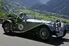 Bild zum Inhalt: Silvretta Classic: Jürgen Vogel fährt Jaguar SS 100