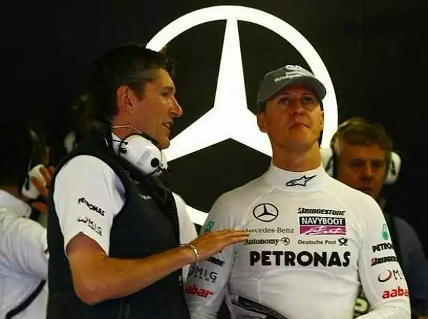Nick Fry (Geschäftsführer), Michael Schumacher Titel-Bild zur News: Nick Fry (Geschäftsführer), Michael Schumacher