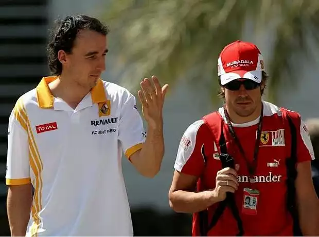 Robert Kubica und Fernando Alonso Titel-Bild zur News: Robert Kubica und Fernando Alonso