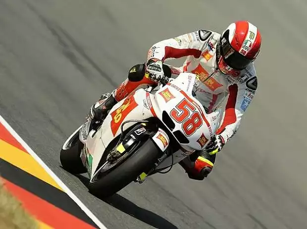 Marco Simoncelli Titel-Bild zur News: Marco Simoncelli