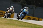 Loris Capirossi (Suzuki) vor Alex de Angelis (Interwetten)