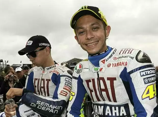 Titel-Bild zur News: Jorge Lorenzo und Valentino Rossi