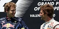Bild zum Inhalt: Button: "Vettel ist schnell, aber muss noch lernen"