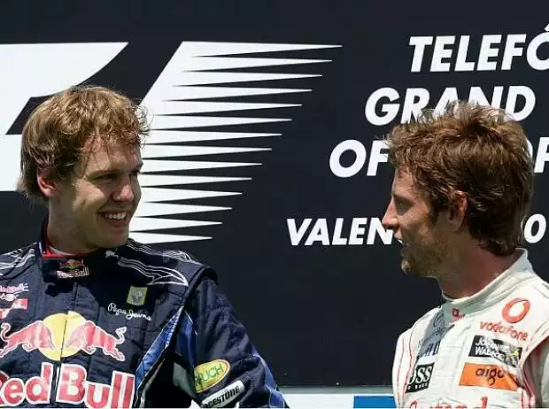 Sebastian Vettel, Jenson Button Titel-Bild zur News: Sebastian Vettel, Jenson Button