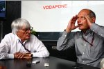 Bernie Ecclestone (Formel-1-Chef) mit Ron Dennis 
