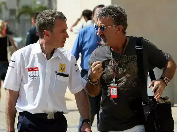 Bob Bell (Teamchef) mit Eddie Jordan Titel-Bild zur News: Bob Bell (Teamchef) mit Eddie Jordan