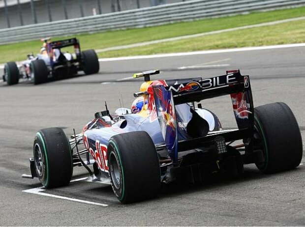 Titel-Bild zur News: Mark Webber, Sebastian Vettel