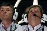 Nick Fry (Geschäftsführer) und Norbert Haug (Mercedes-Motorsportchef) 