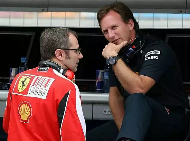 Titel-Bild zur News: Christian Horner (Teamchef), Stefano Domenicali (Teamchef)