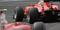 Felipe Massa vor Fernando Alonso