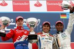 Sergio Perez (Addax), Oliver Turvey (iSport) und Adrian Zaugg (Trident)