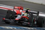 Timo Glock (Virgin) Bruno Senna (HRT) 