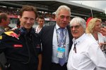 Christian Horner (Teamchef) und Bernie Ecclestone (Formel-1-Chef)