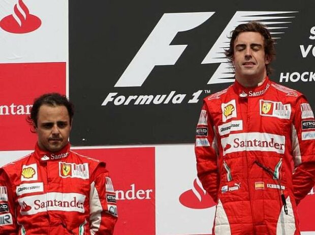 Felipe Massa und Fernando Alonso