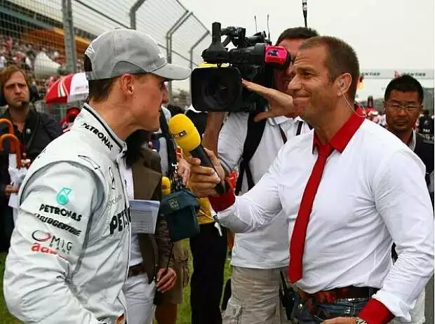 Titel-Bild zur News: Michael Schumacher und Kai Ebel