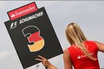 Gridgirl von Michael Schumacher (Mercedes) 